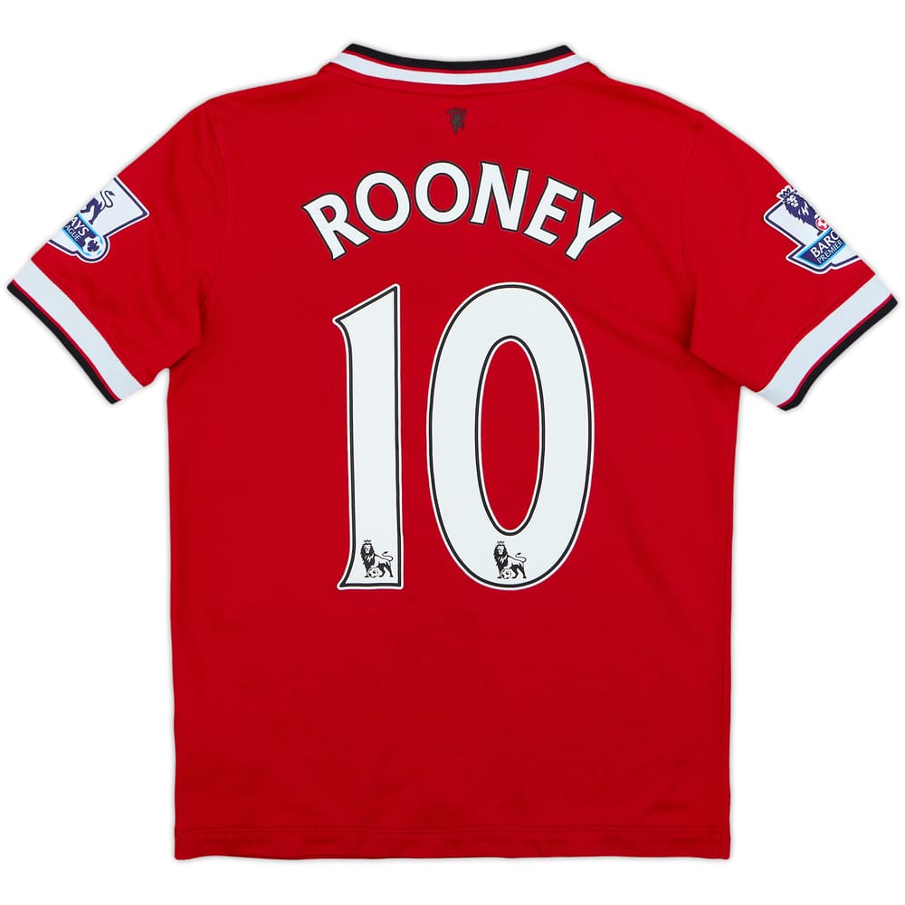 2014-15 Manchester United Home Shirt Rooney #10 - 6/10 - (M.Boys)