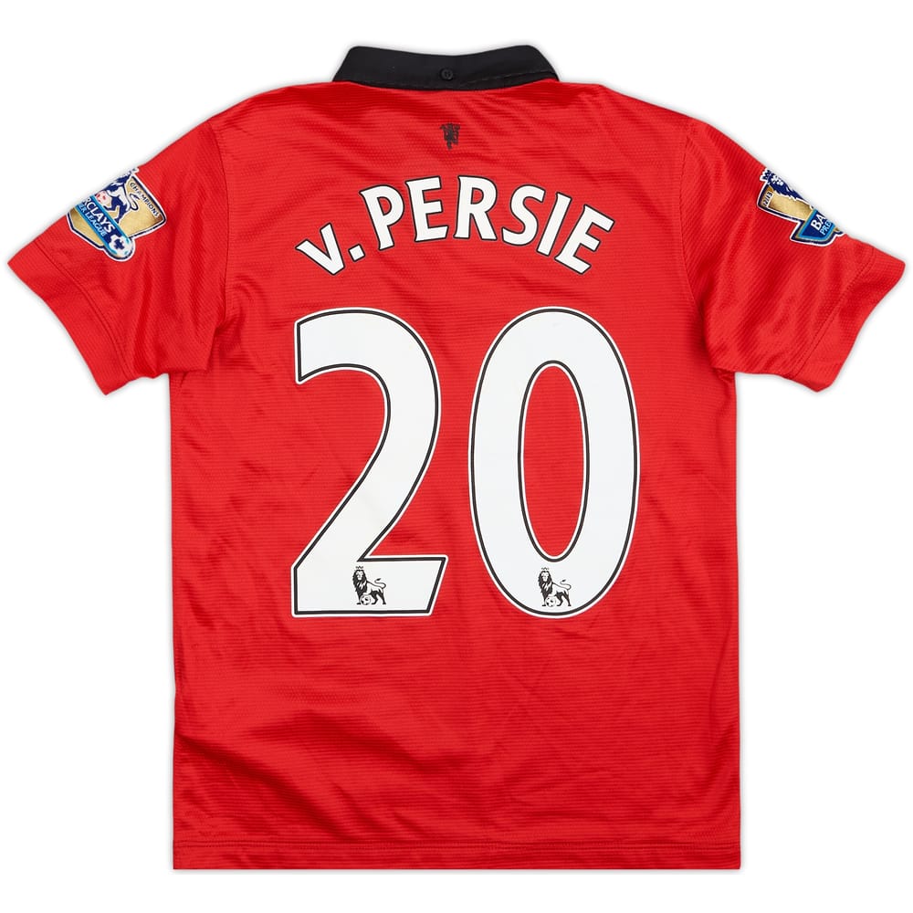 2013-14 Manchester United Home Shirt v.Persie #20 - 6/10 - (M.Boys)