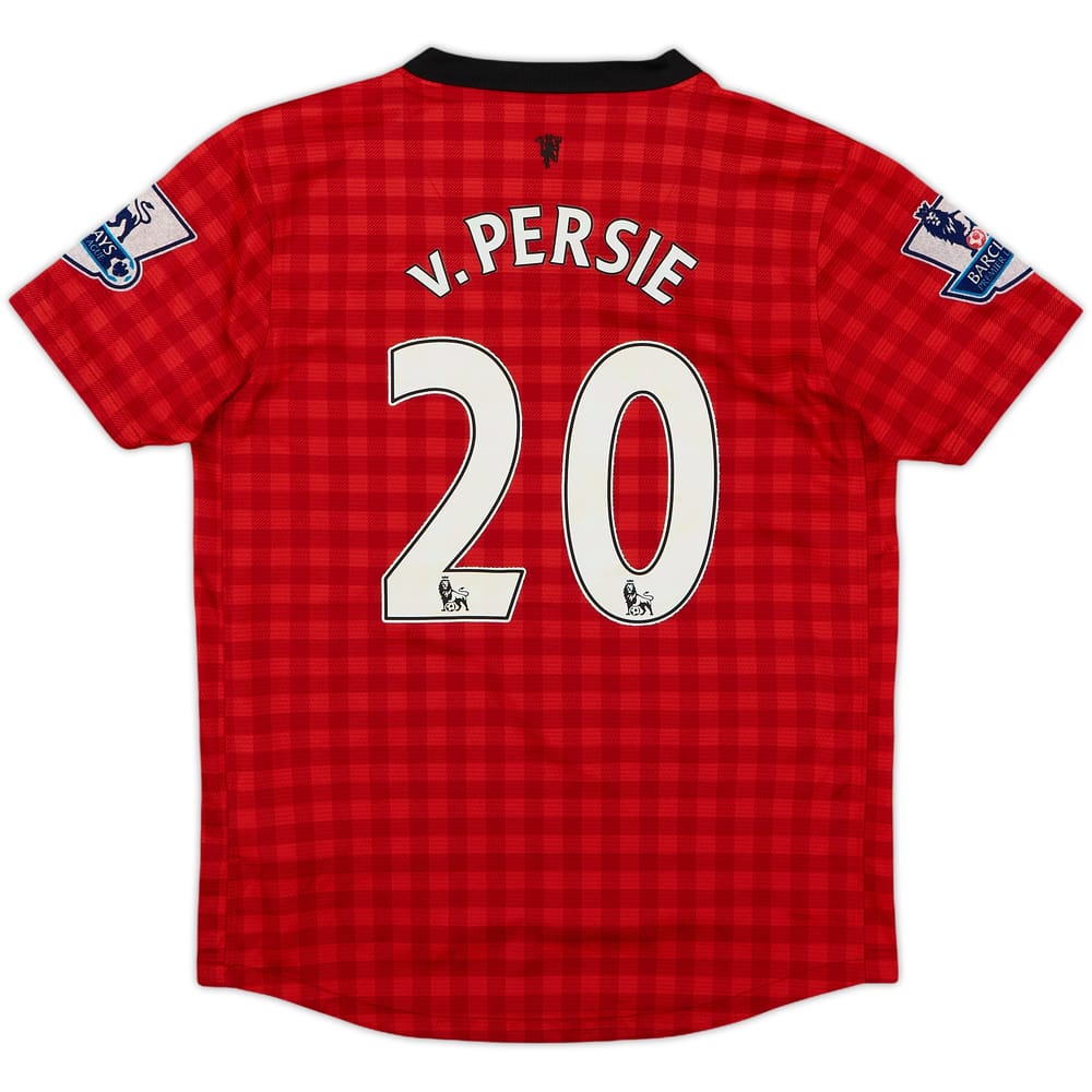 2012-13 Manchester United Home Shirt v.Persie #20 - 8/10 - (S.Boys)