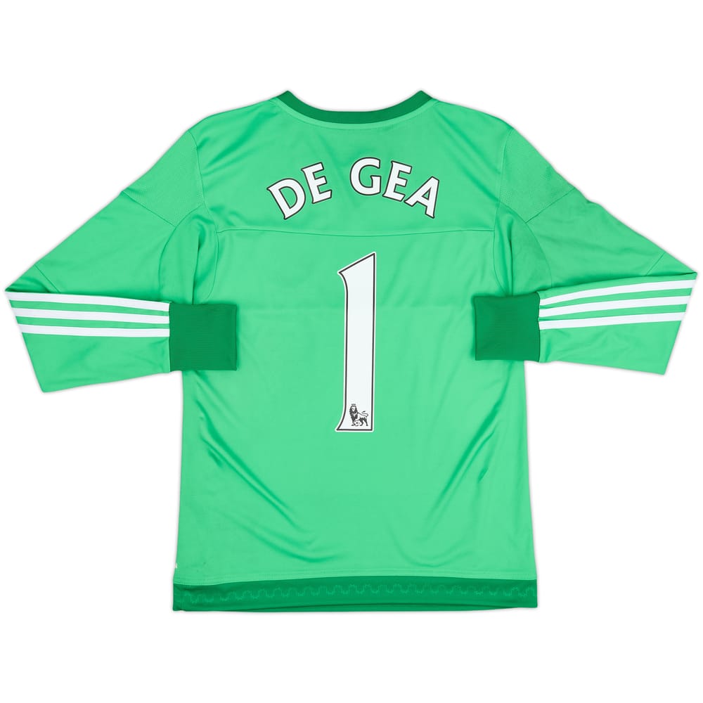 2015-16 Manchester United GK Shirt De Gea #1 - 8/10 - (L.Boys)