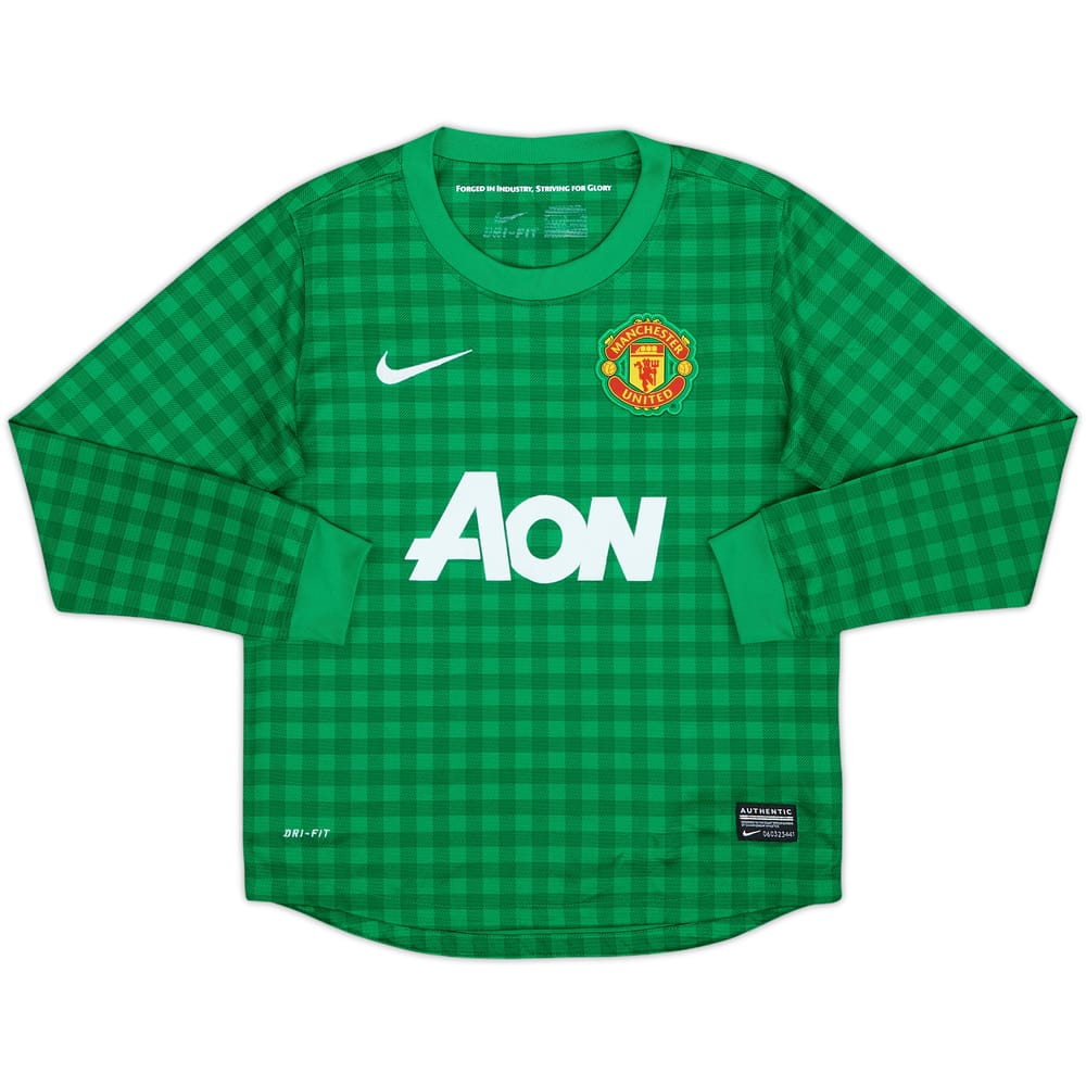2012-13 Manchester United GK Shirt - 8/10 - (S.Boys)