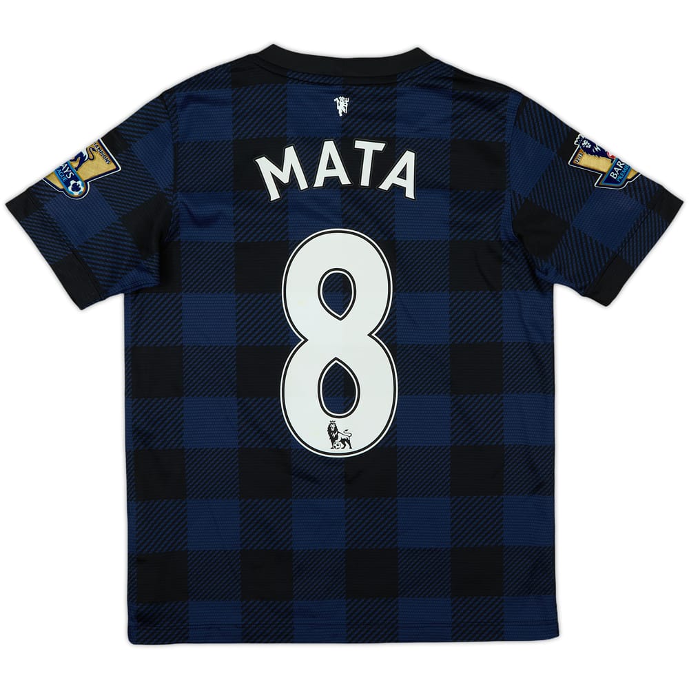 2013-14 Manchester United Away Shirt Mata #8 - 8/10 - (M.Boys)