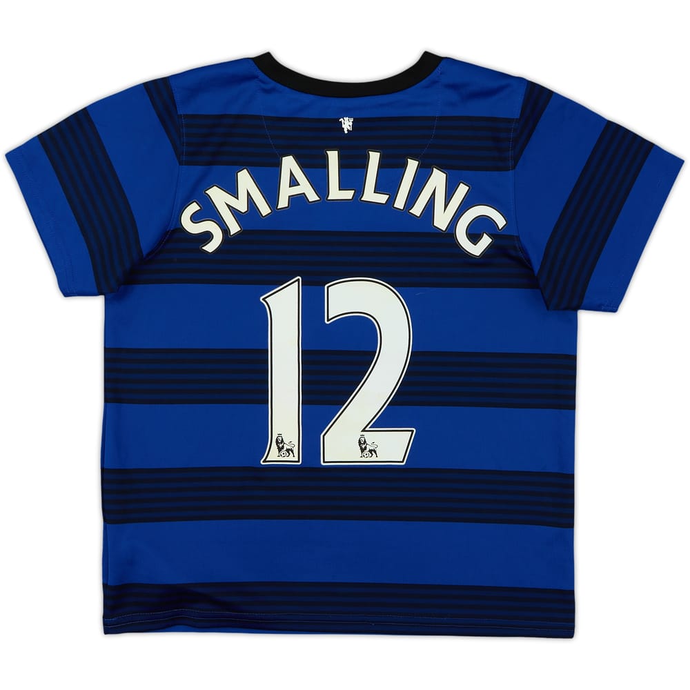 2011-13 Manchester United Away Shirt Smalling #12 - 8/10 - (7-8 Years)