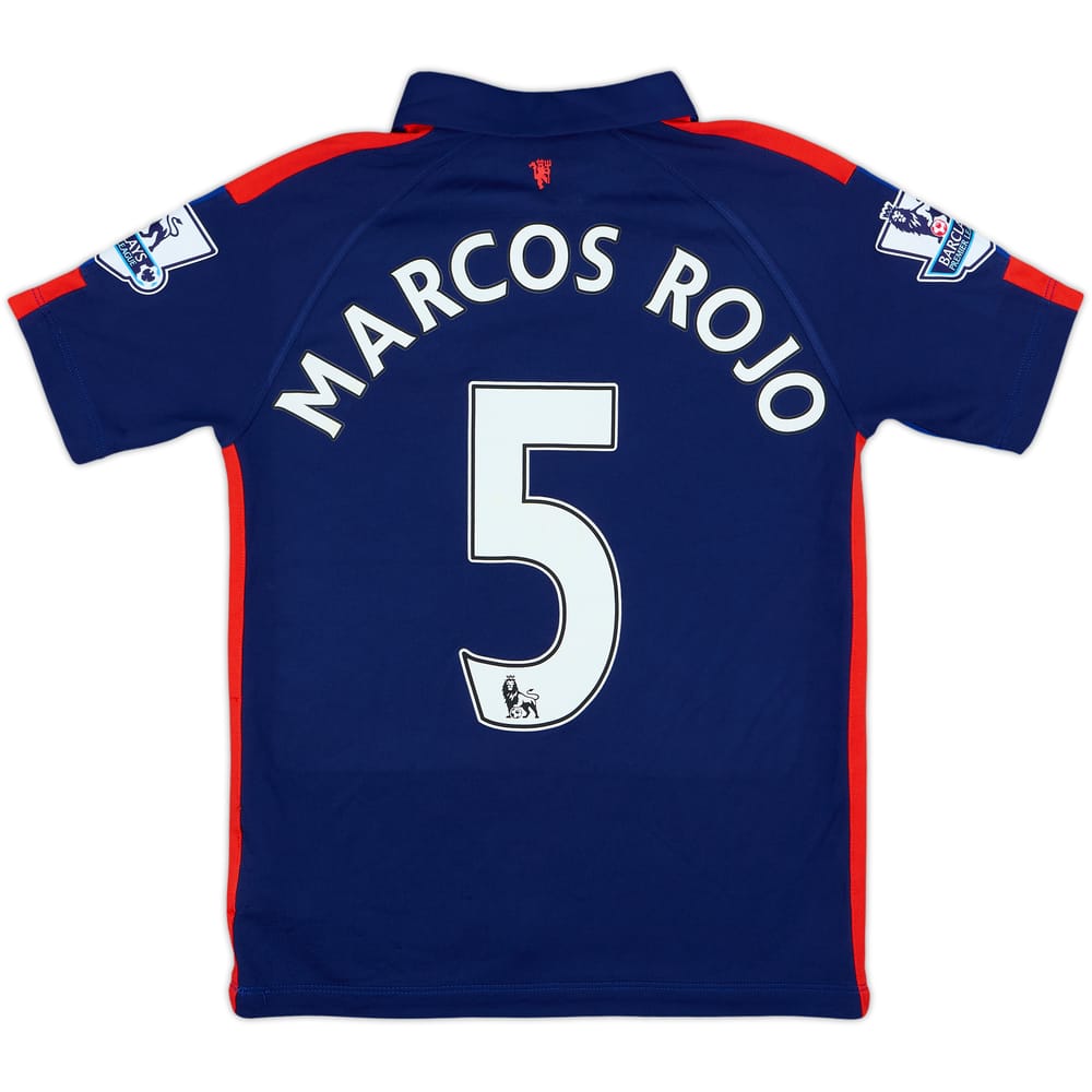2014-15 Manchester United Third Shirt Marcos Rojo #5 - 6/10 - (M.Boys)