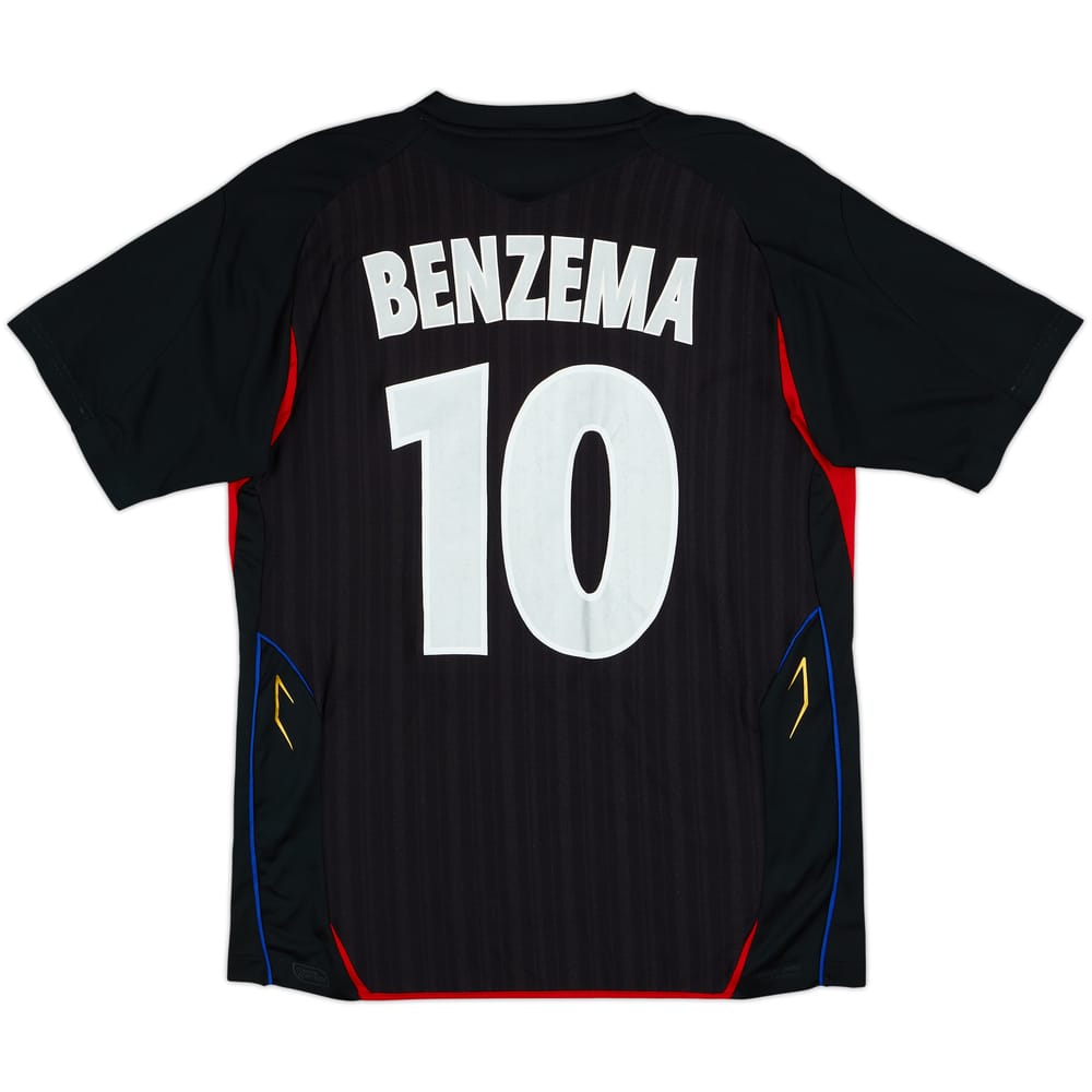 2007-08 Lyon Third Shirt Benzema #10 - 6/10 - (L)