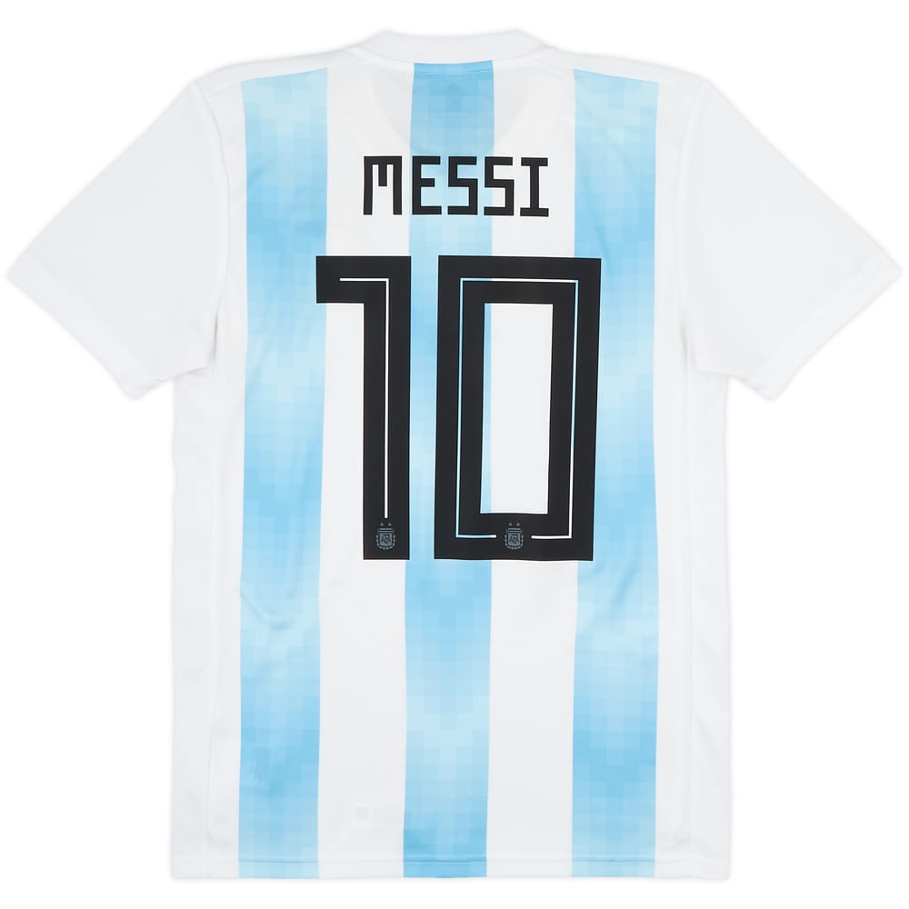 2018-19 Argentina Home Shirt Messi #10 - 8/10 - (S)