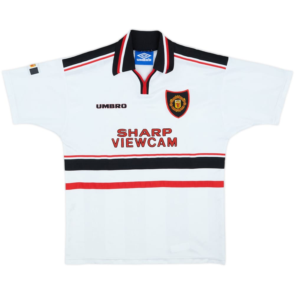 1997-99 Manchester United Away Shirt - 8/10 - (L.Boys)