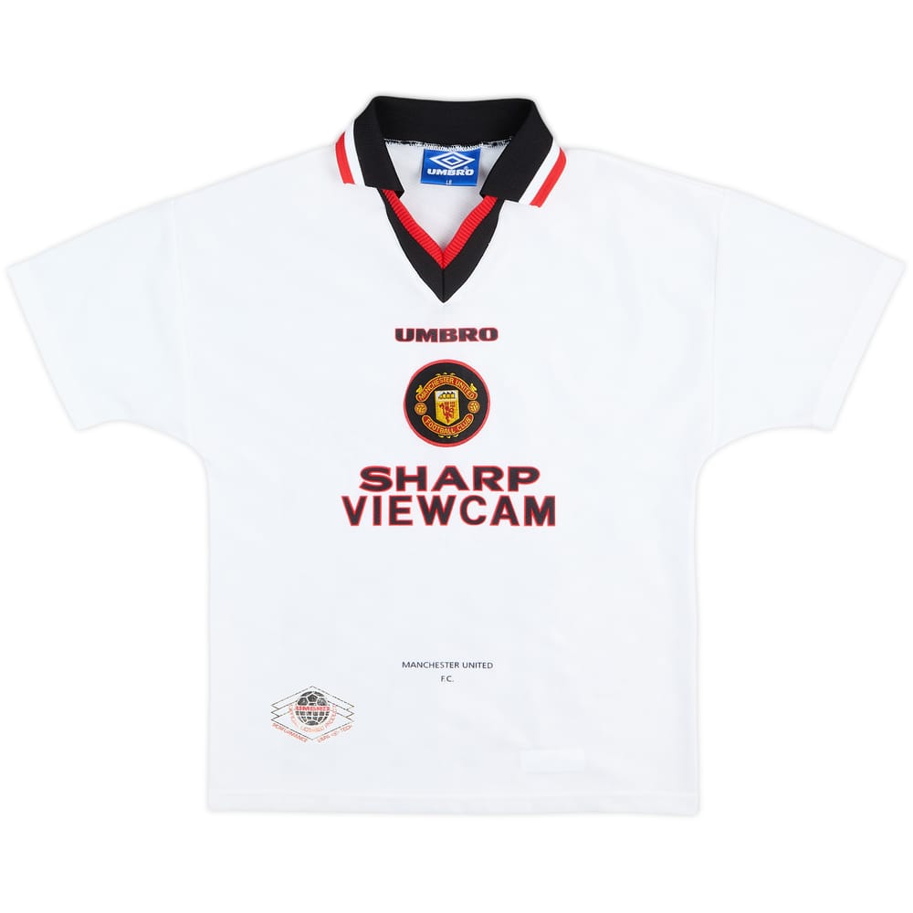 1996-97 Manchester United Away Shirt - 8/10 - (L.Boys)