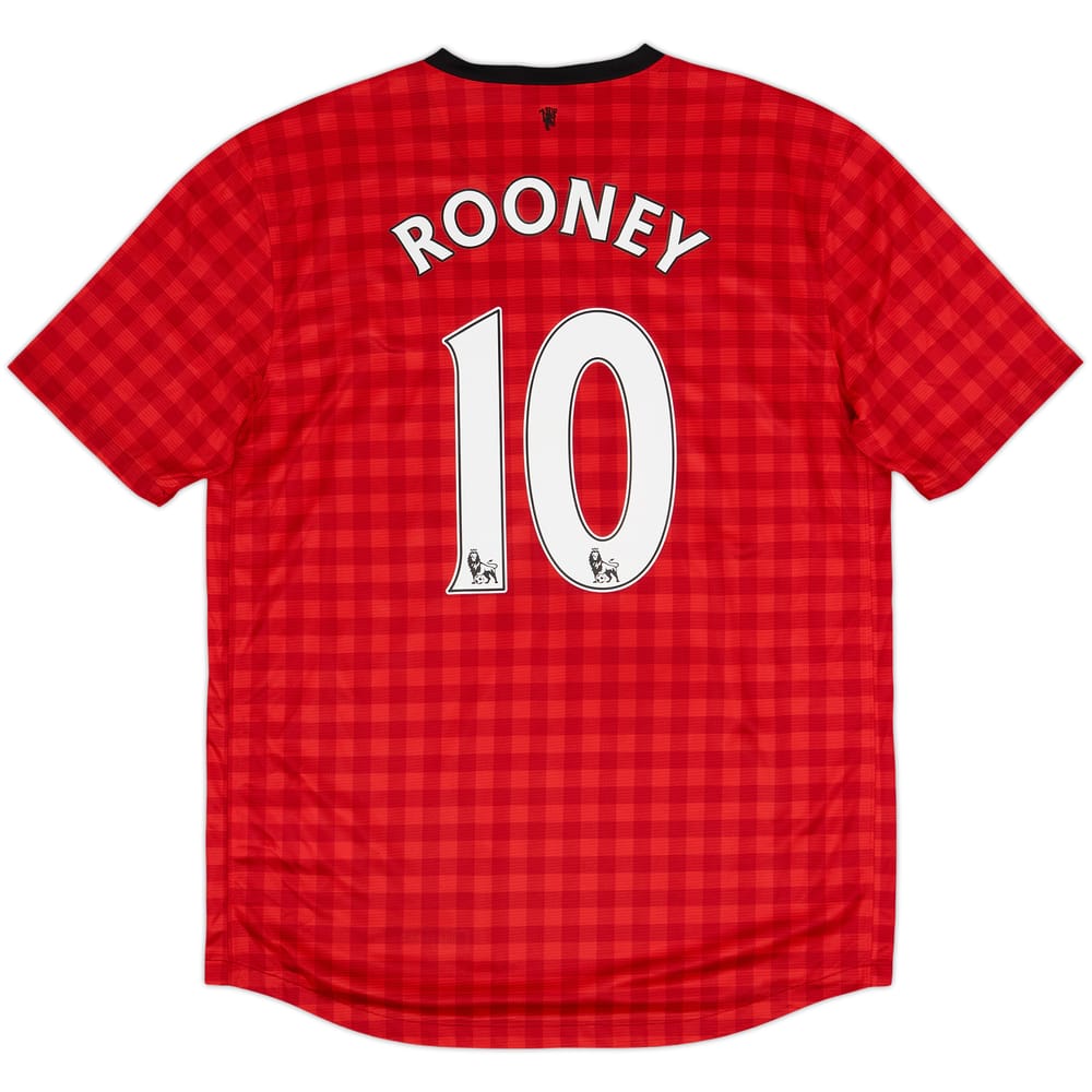 2012-13 Manchester United Home Shirt Rooney #10 (L)