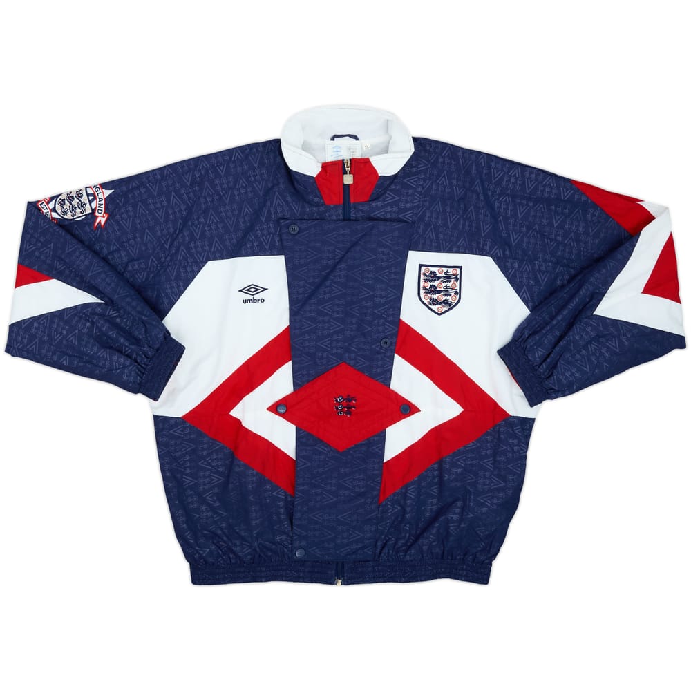 1990-92 Inglaterra Umbro Chaqueta de chándal - 8/10 - (XL)