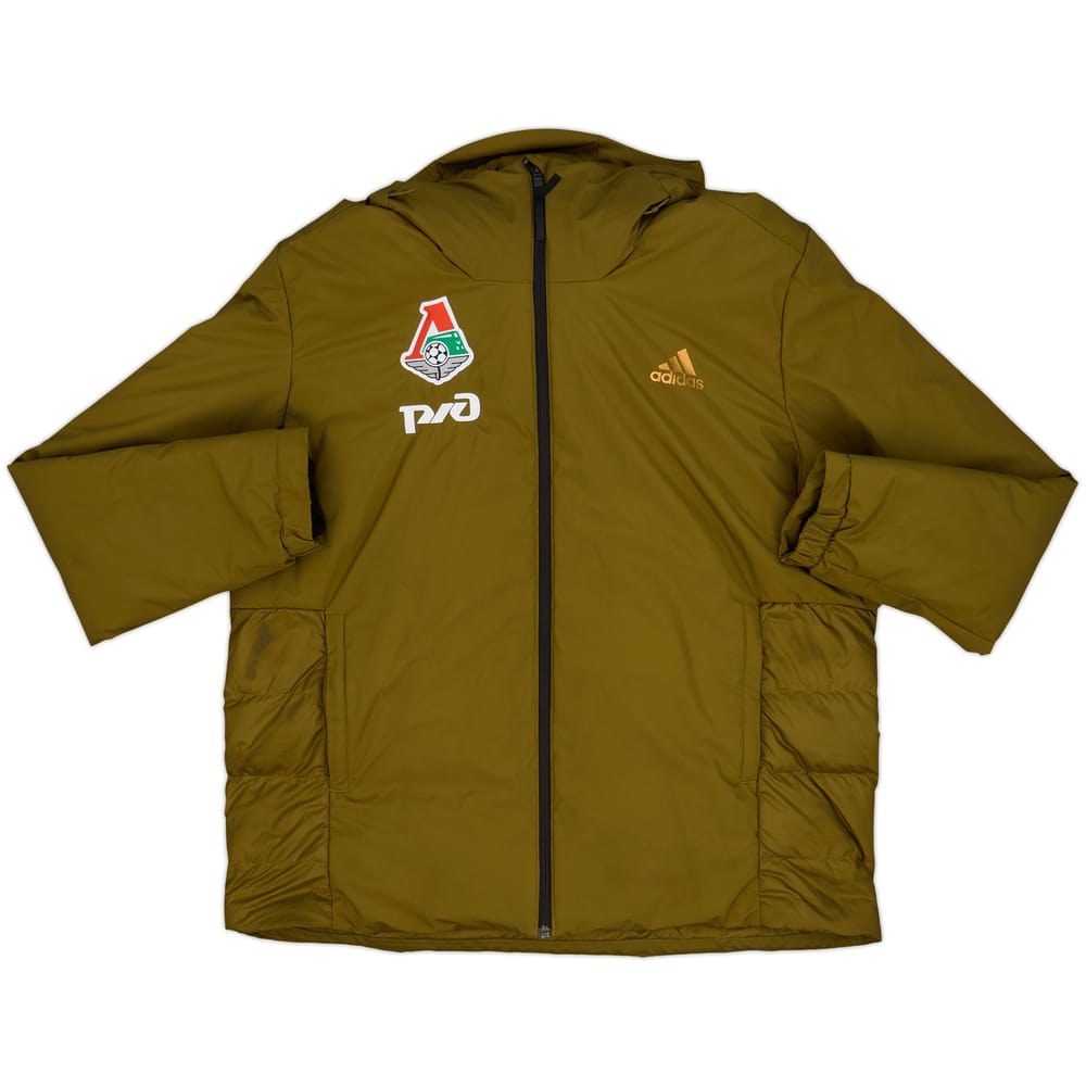 2021-22 Lokomotiv Moscow adidas Padded Bench Coat - 7/10 - (XL)