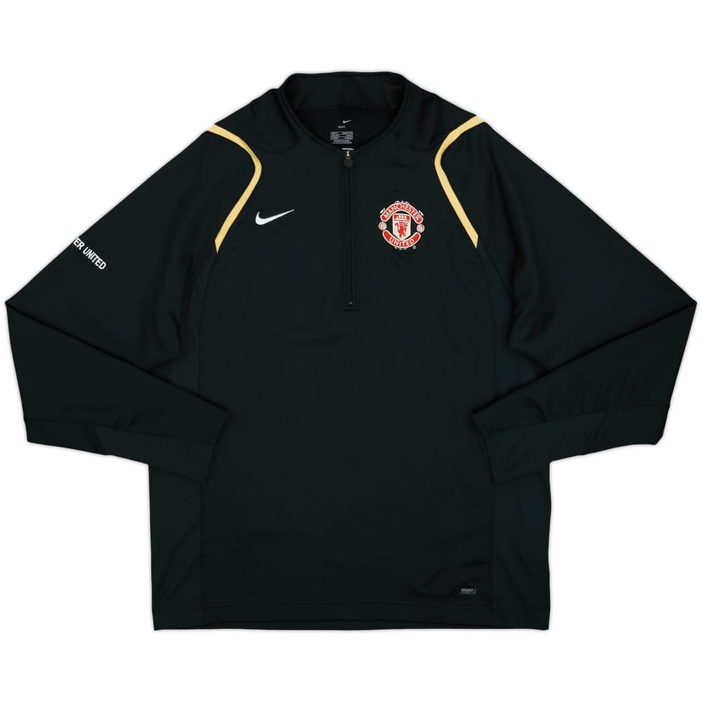 2006-07 Manchester United Nike 1/4 Zip Drill Top - 9/10 - (M)