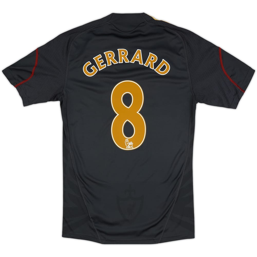 2009-10 Liverpool Away Shirt Gerrard #8 - 6/10 - (S)