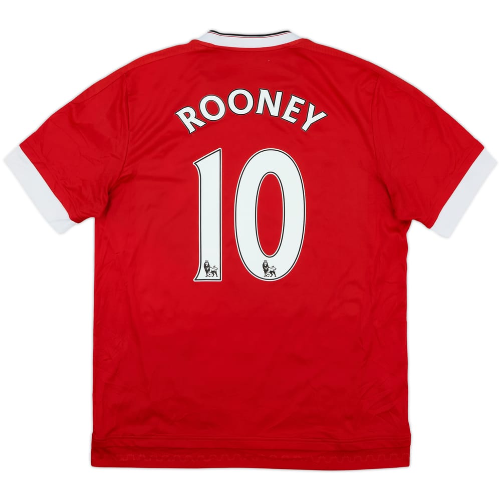 2015-16 Manchester United Home Shirt Rooney #10 - 7/10 - (L)