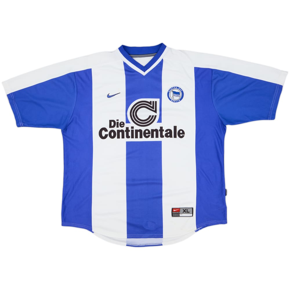 1999-00 Hertha Berlin Camiseta Local - 8/10 - (XL)