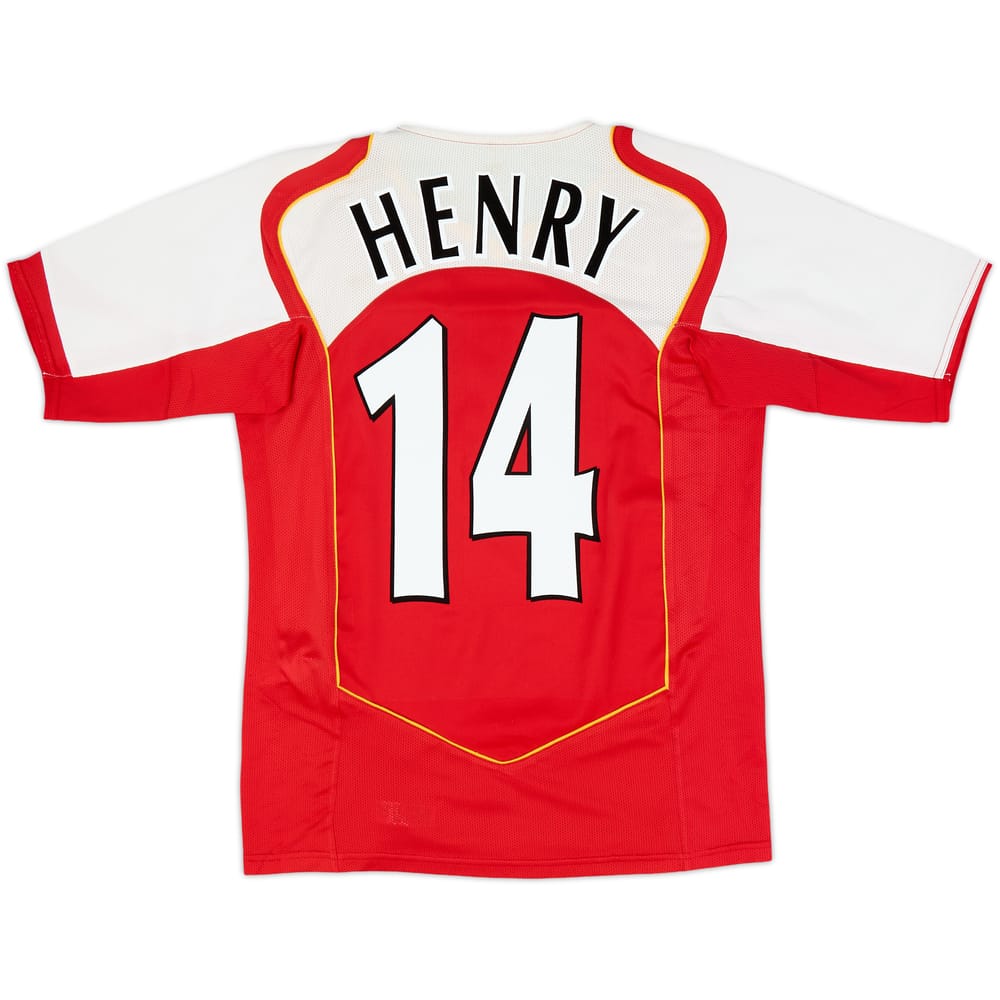 2004-05 Arsenal Home Shirt Henry #14 - 8/10 - (XL.Boys)