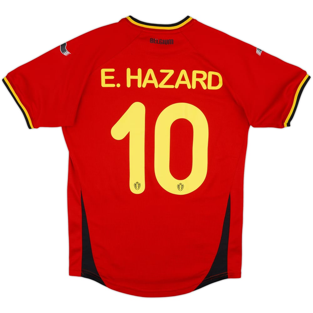 2014-15 Belgium Home Shirt E.Hazard #10 - 6/10 - (L)