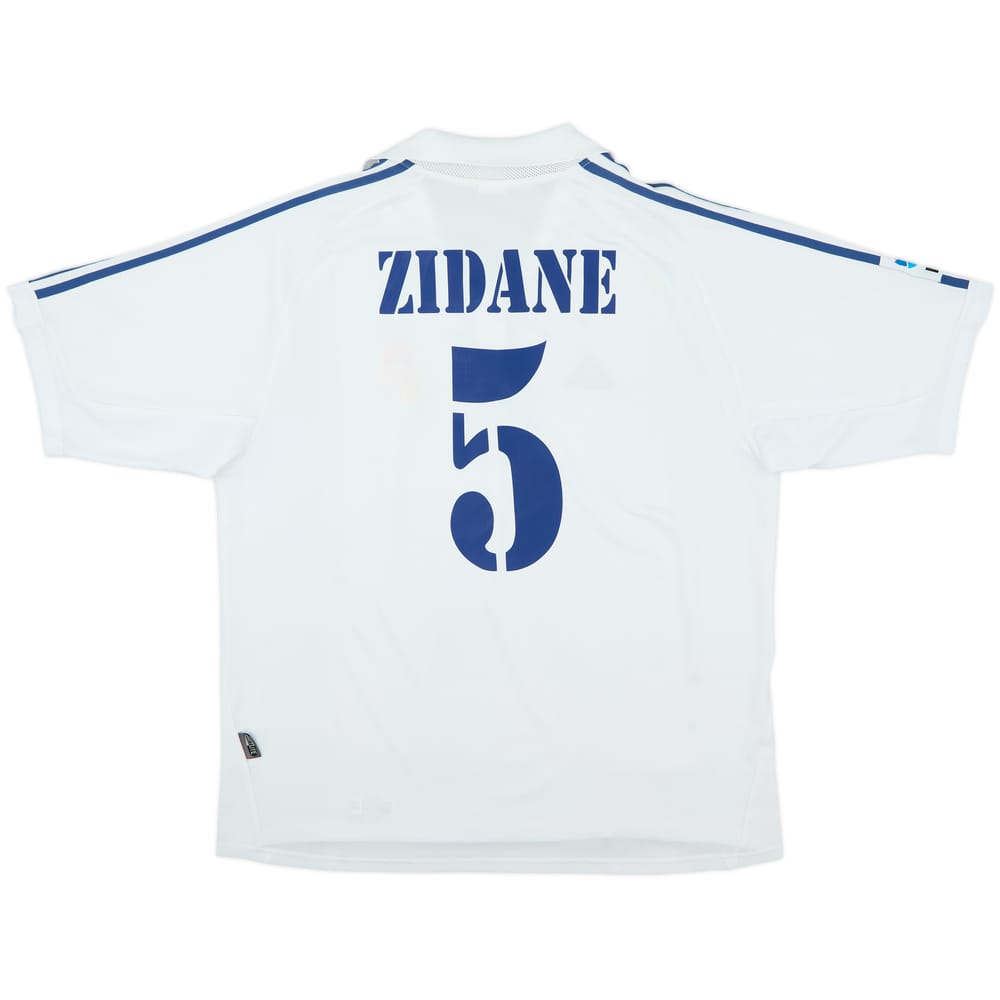 2001 Real Madrid Home Shirt Zidane #5 - 6/10 - (XL)