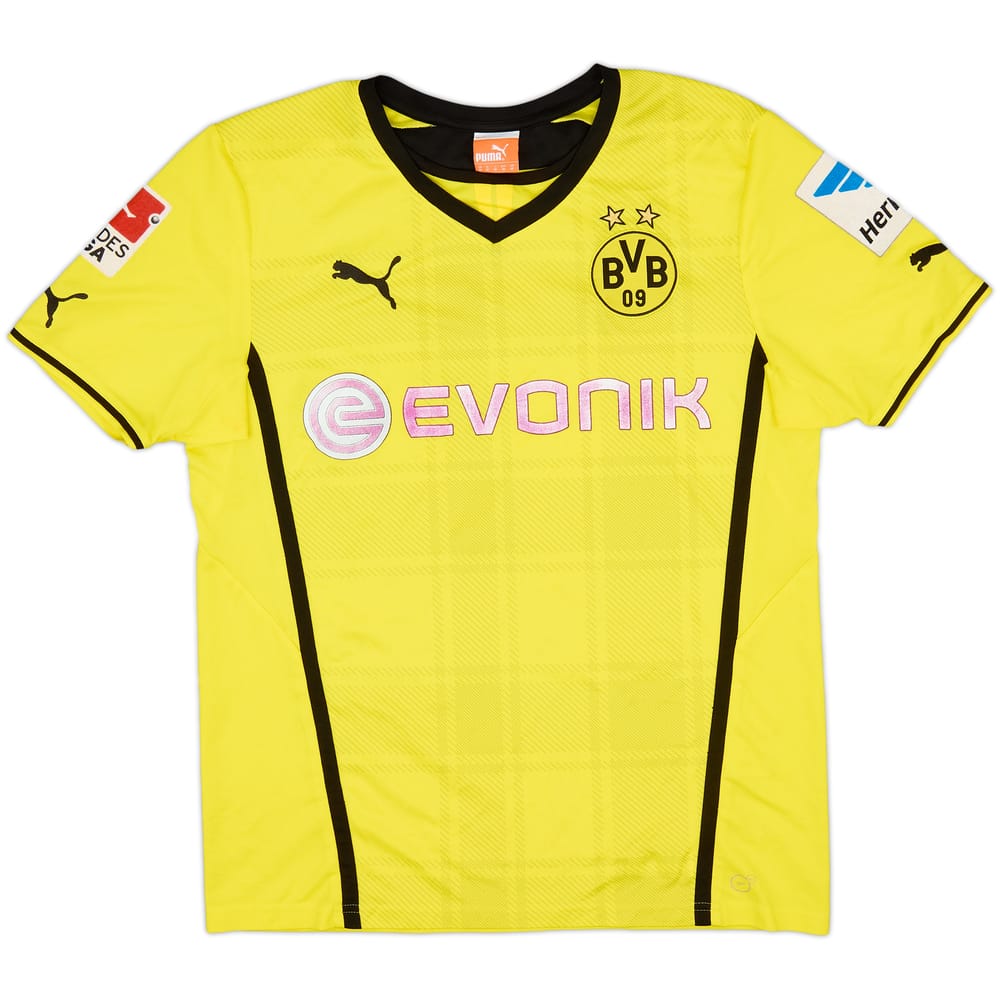 2013-14 Borussia Dortmund Home Shirt Hoffman #7 - 3/10 - (M)