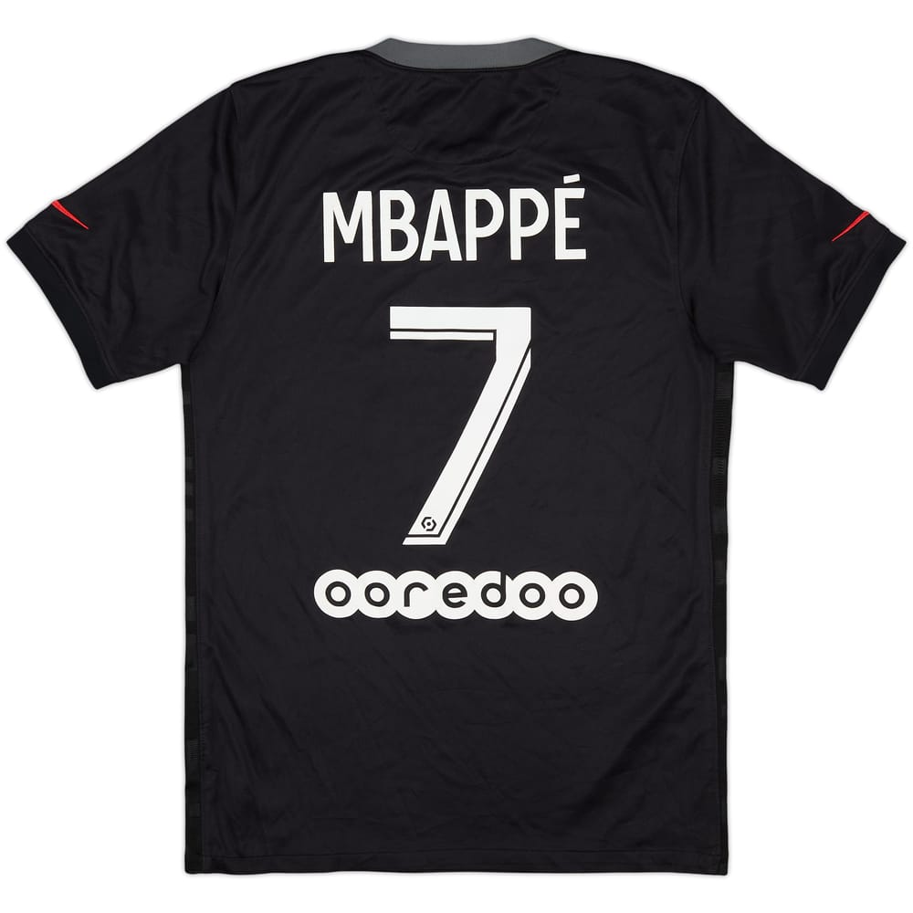 2021-22 Paris Saint-Germain Third Shirt Mbappe #7 - 5/10 - (S)