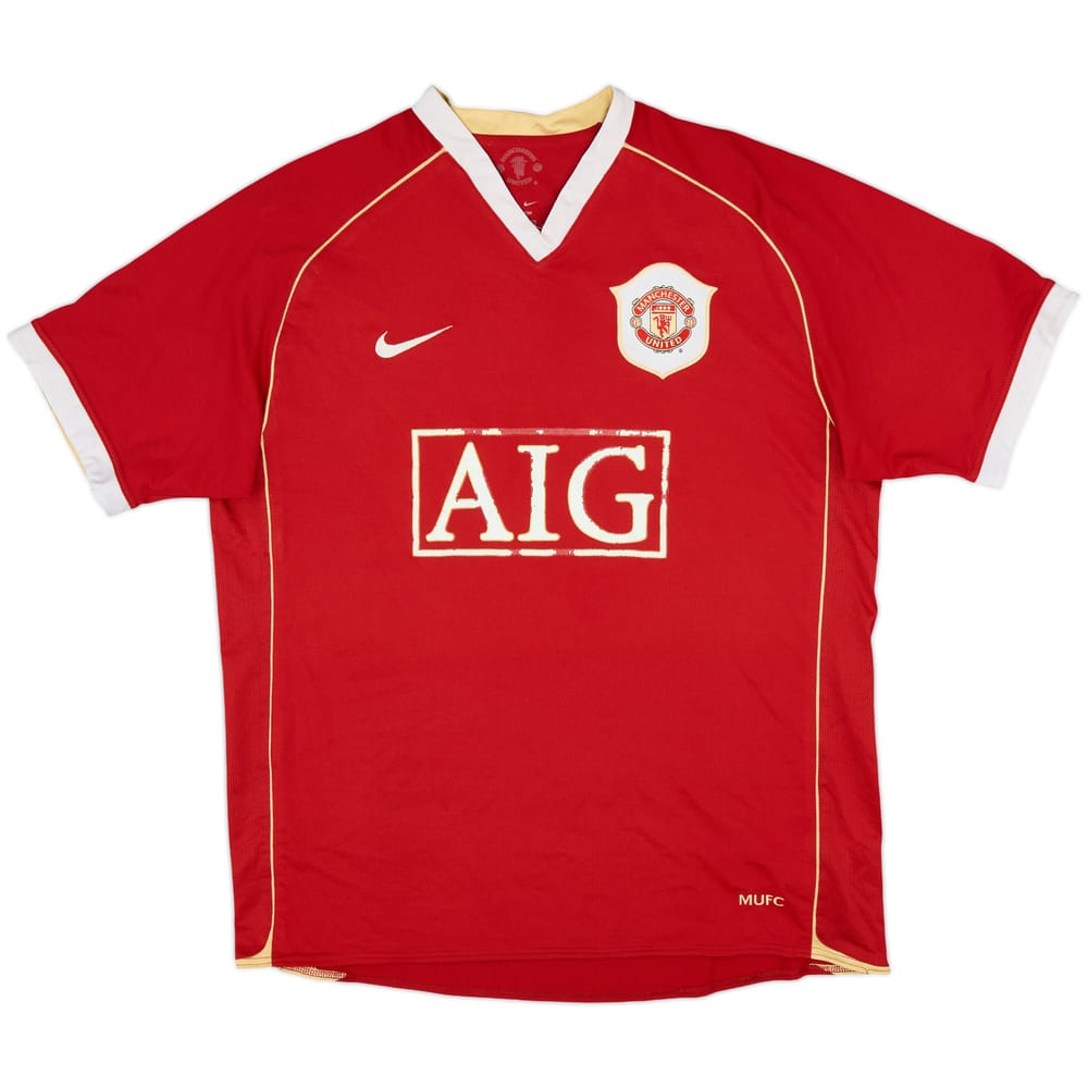 2006-07 Manchester United Home Shirt - 5/10 - (L)