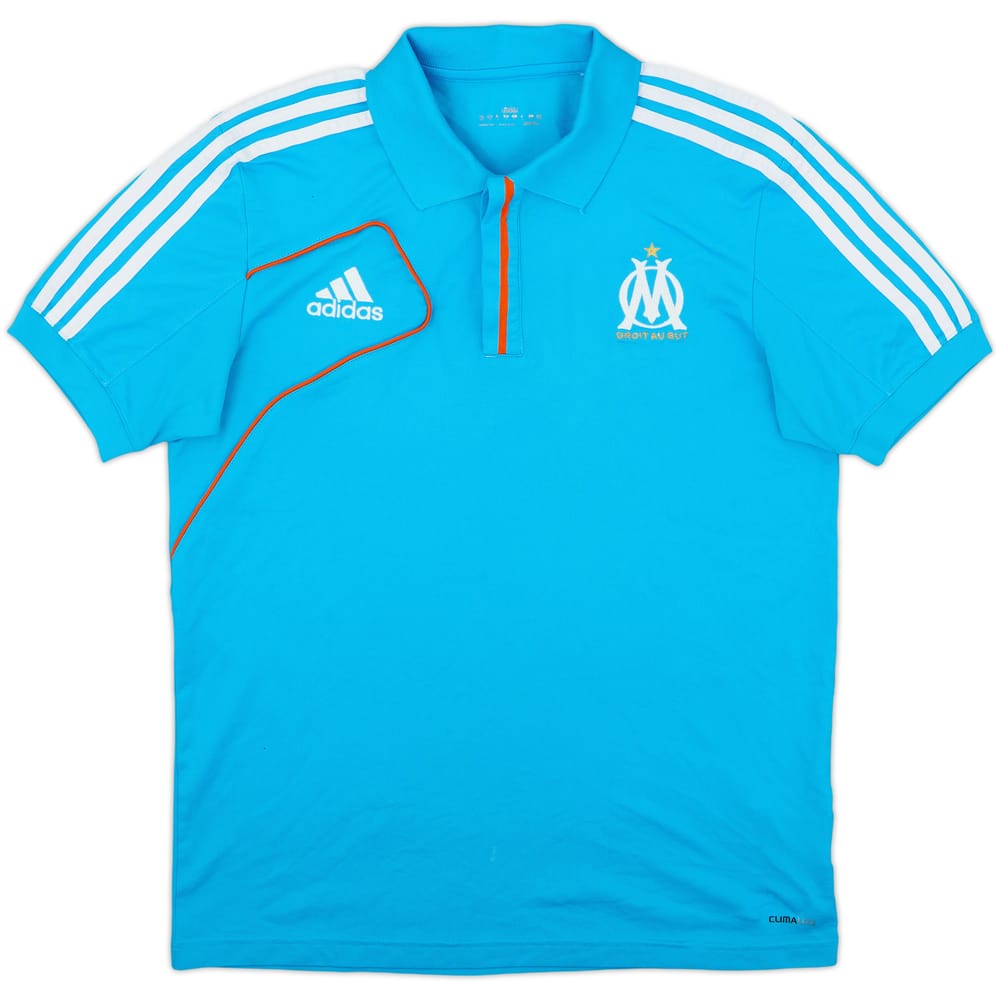 2012-13 Olympique Marseille adidas Polo Shirt - 8/10 - (M/L)