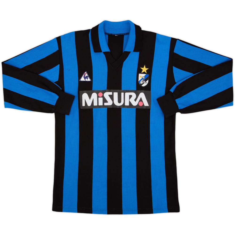 1986-88 Inter Milan Home L/S Shirt #11 - 4/10 - (M)