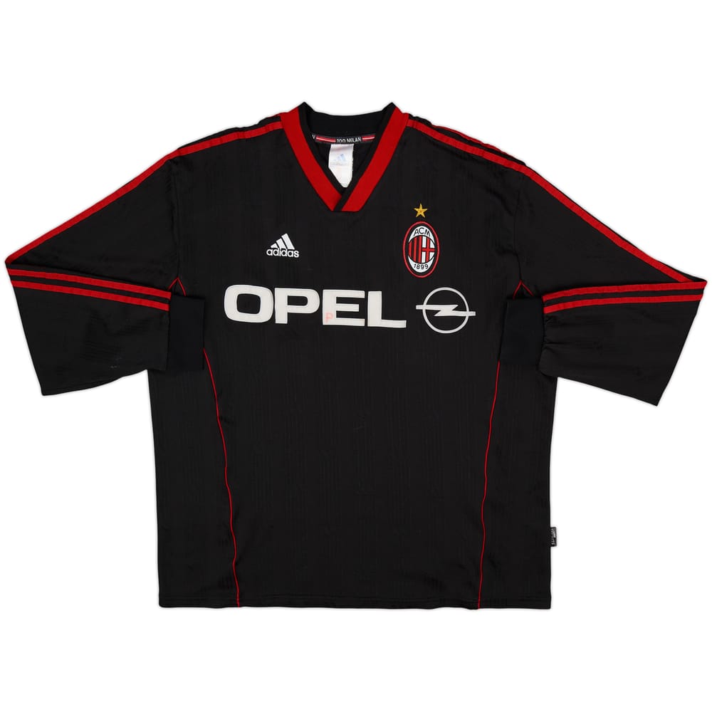 1999-00 AC Milan adidas Training L/S Shirt - 7/10 - (XL)