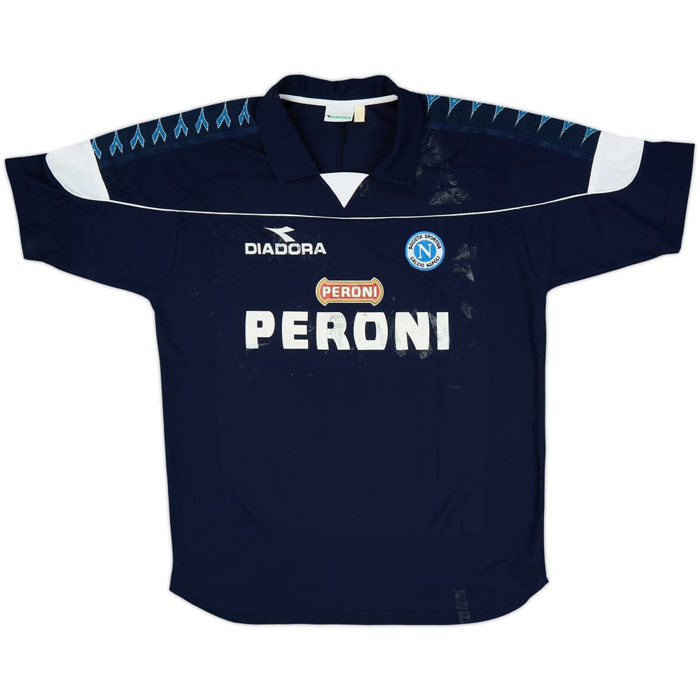 2000-01 Napoli Diadora Training Shirt - 3/10 - (L)