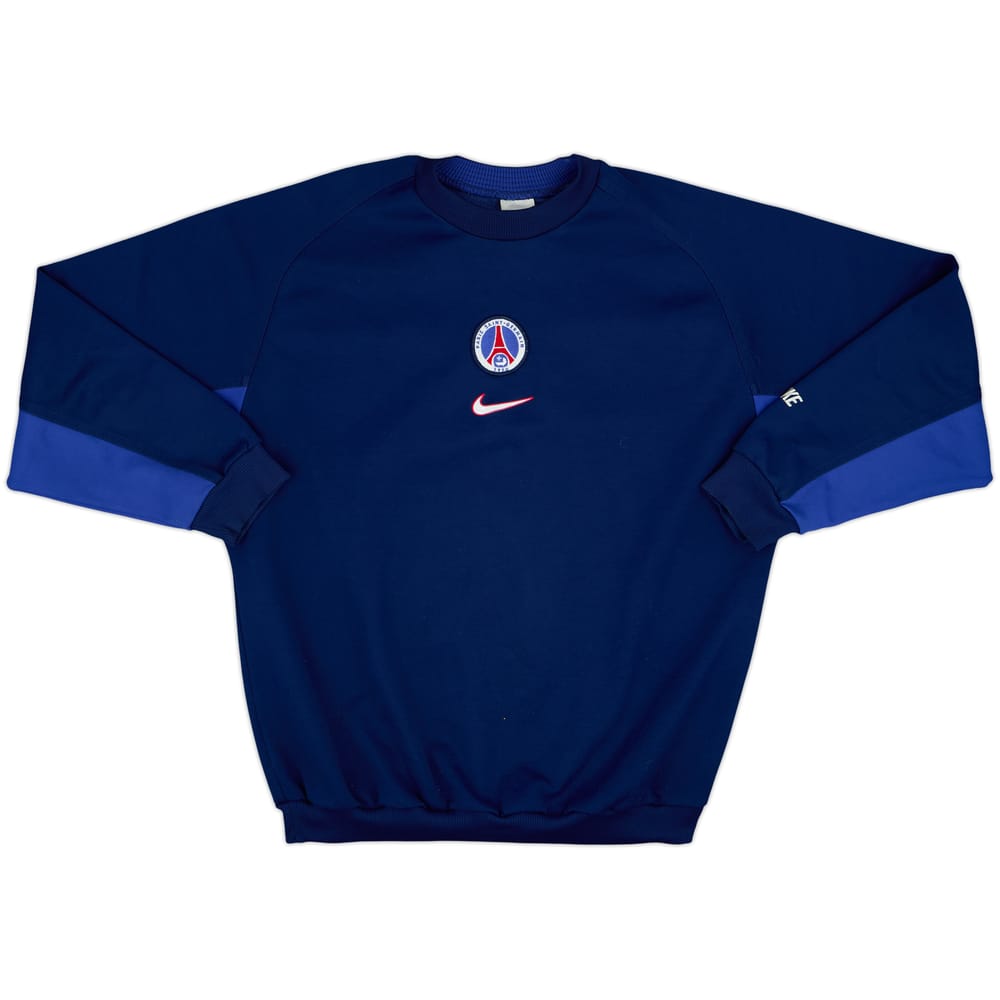 1997-98 Paris Saint-Germain Nike Sweat Top - 8/10 - (M)