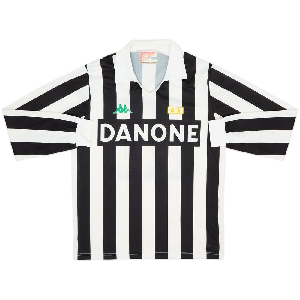 1992-94 Juventus Basic Home L/S Shirt #10 - 7/10 - (L)
