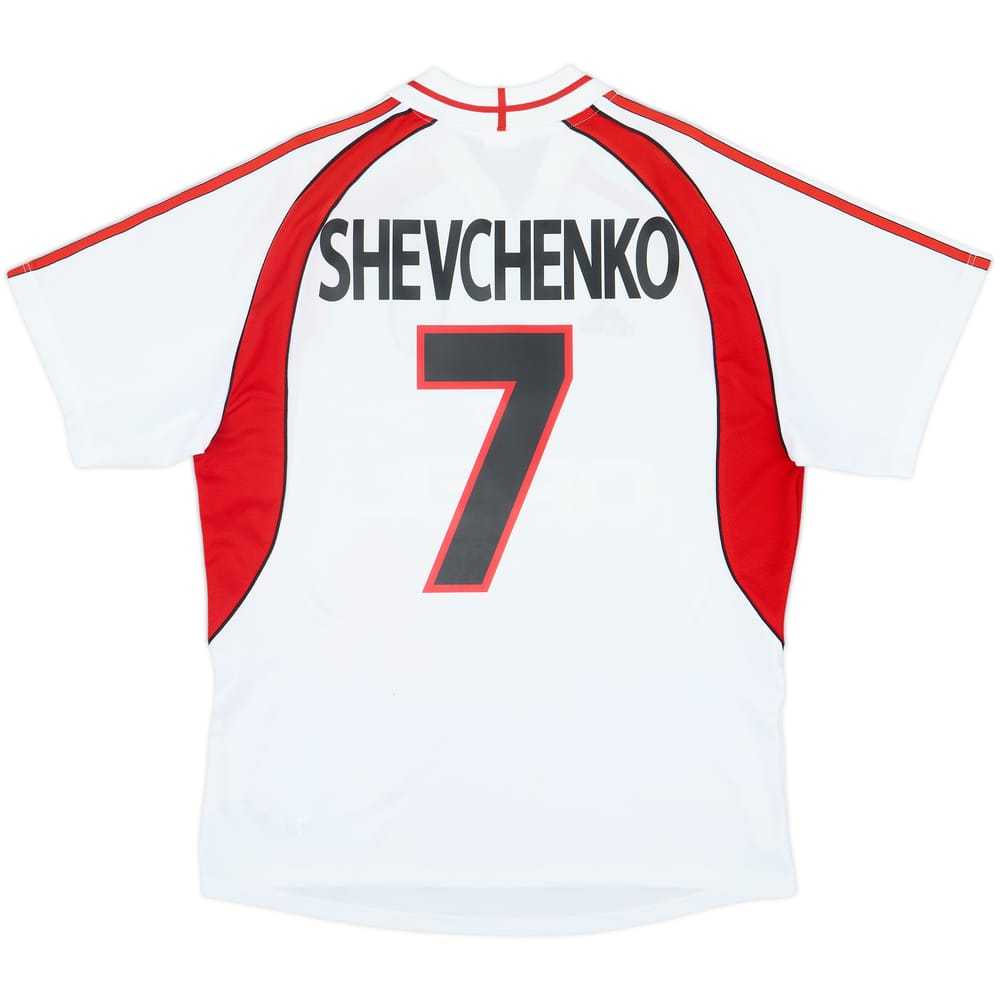 2000-02 AC Milan Away Shirt Shevchenko #7 - 6/10 - (L)