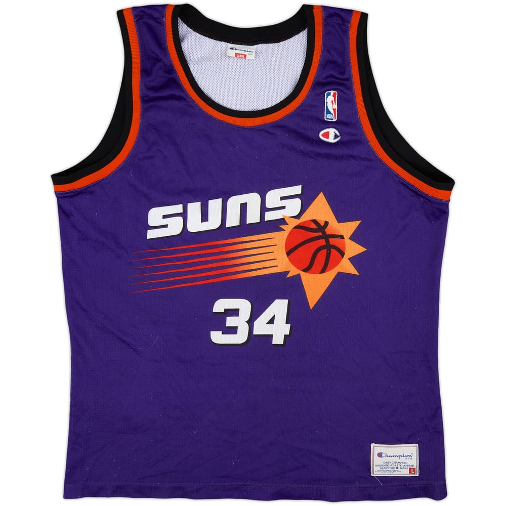 1992-96 Phoenix Suns Barkley #34 Champion Away Jersey - 7/10 - (L)