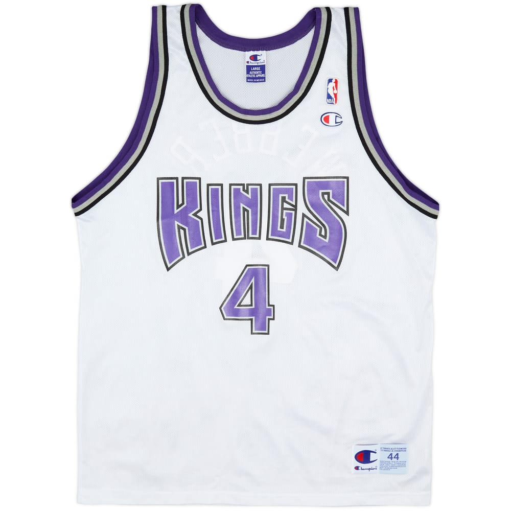 1998-02 Sacramento Kings Webber #4 Champion Home Jersey - 9/10 - (L)