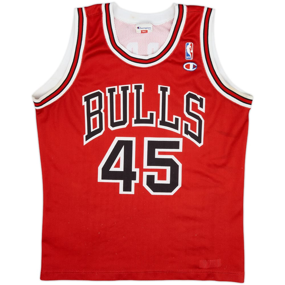 1995 Chicago Bulls Jordan #45 Champion Away Jersey - 7/10 - (S)