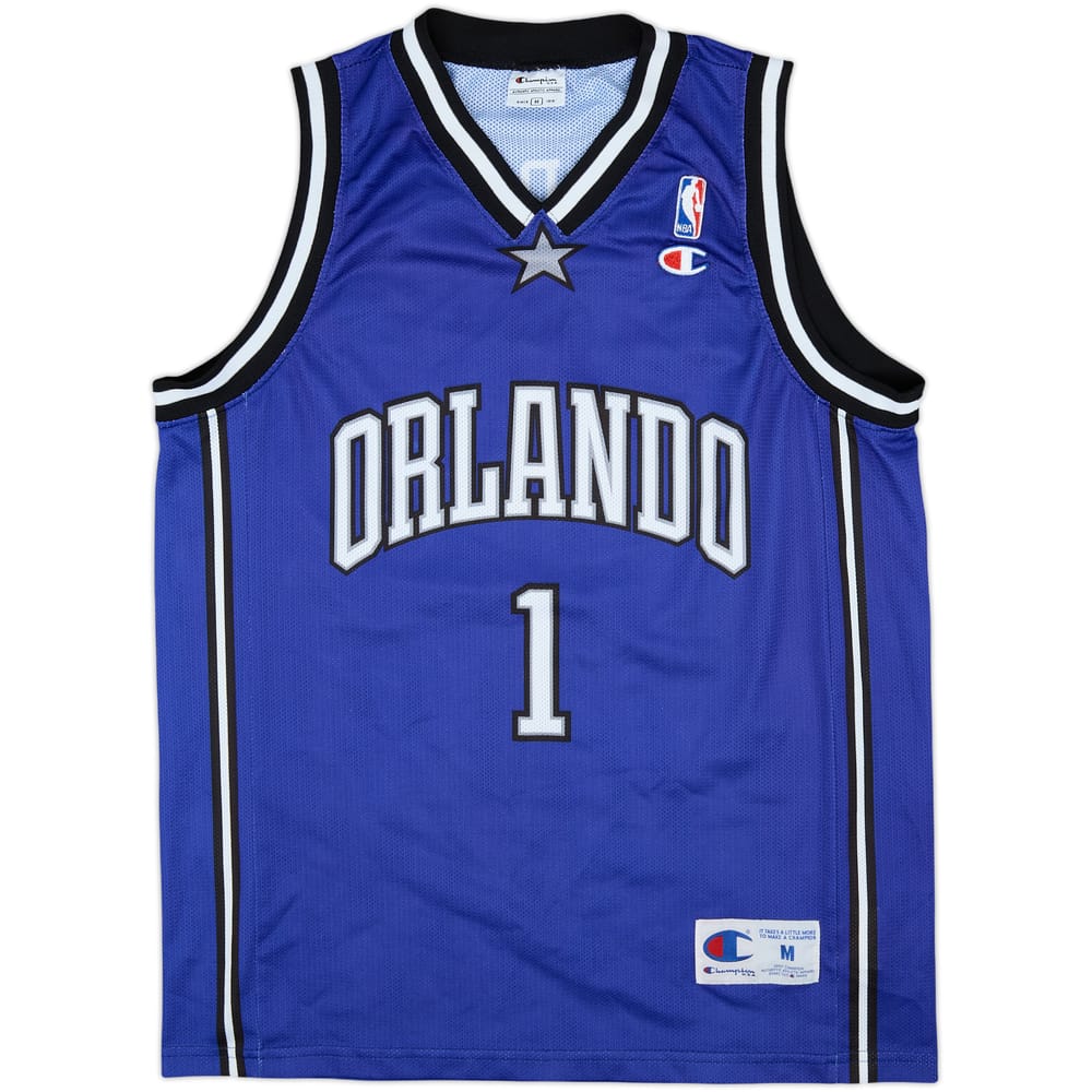2003-04 Orlando Magic McGrady #1 Champion Away Jersey - 9/10 - (M)
