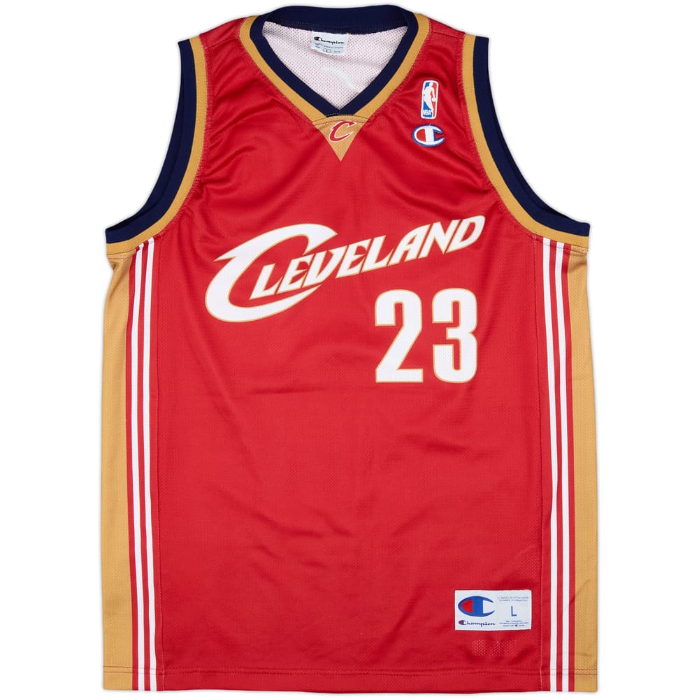 2003-10 Cleveland Cavaliers James #23 Champion Away Jersey - 9/10 - (L)