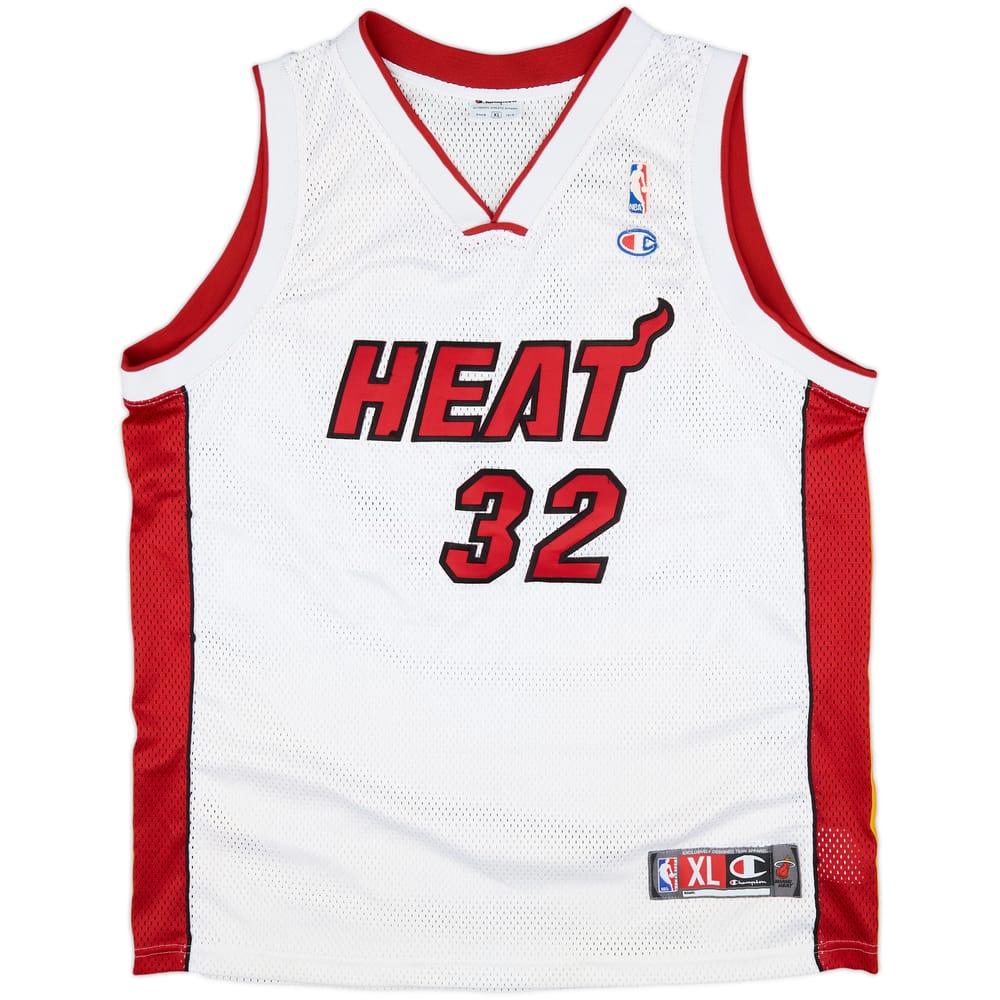 2004-07 Miami Heat O'Neal #32 Champion Authentic Home Jersey - 6/10 - (XL)