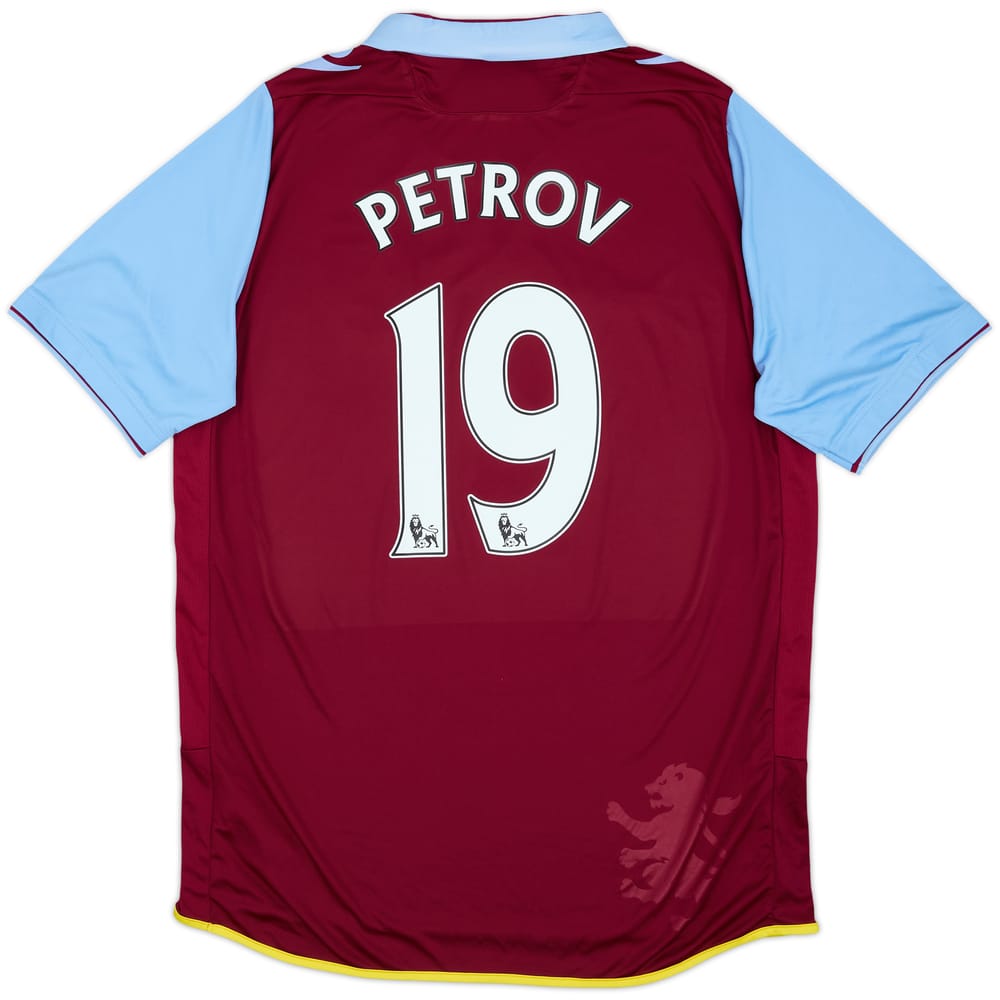 2012-13 Aston Villa Home Shirt Petrov #19 - 6/10 - (L)