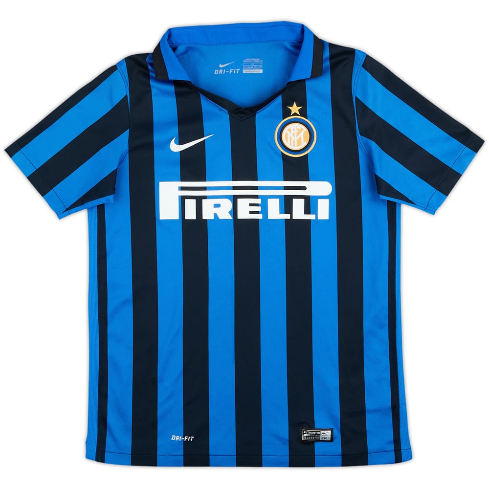 2015-16 Inter Milan Home Shirt - 8/10 - (L.Boys)