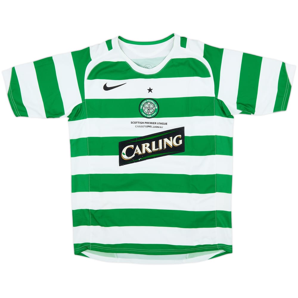 2005-07 Celtic Home Shirt - 4/10 - (L.Boys)