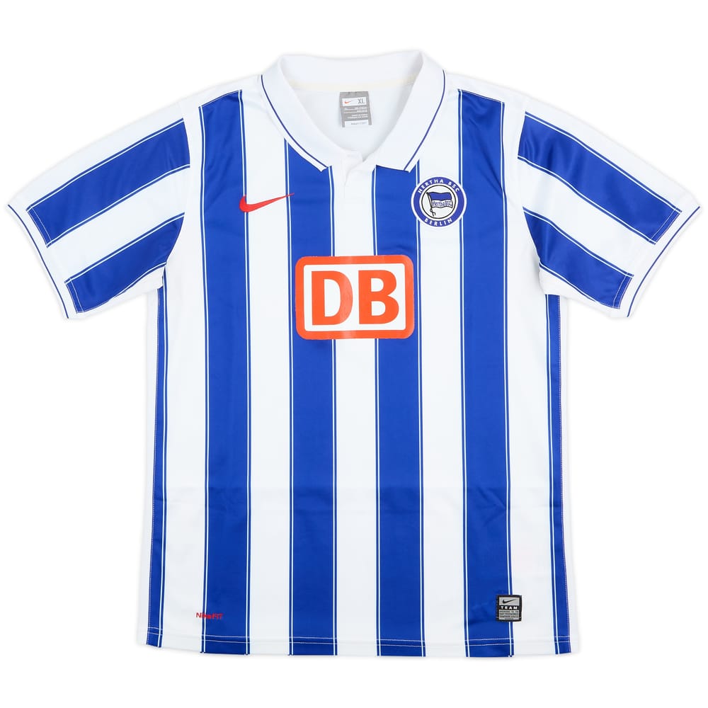 2009-10 Hertha Berlin Home Shirt - 6/10 - (XL.Boys)