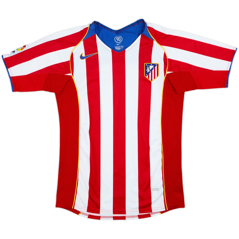2004-05 Atletico Madrid Home Shirt - 8/10 - (L.Boys)