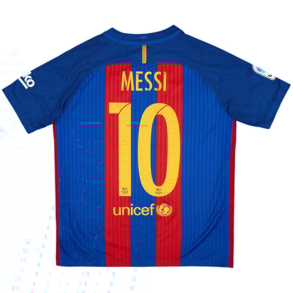 2016-17 Barcelona Camiseta Local Messi #10 - 8/10 - (XL.Niños)