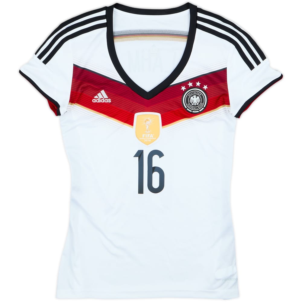 2014-15 Germany Home Shirt Lahm #16 - 5/10 - (Women's M)