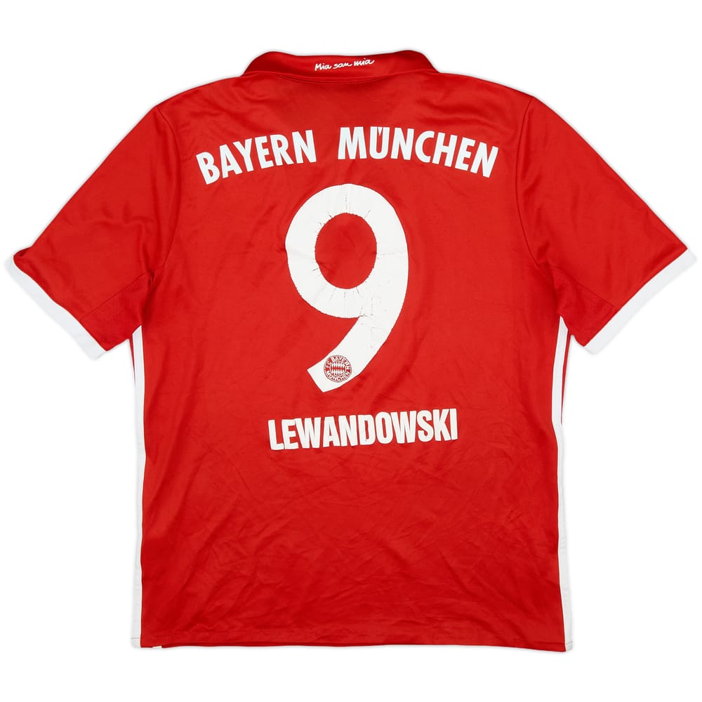 2016-17 Bayern Munich Home Shirt Lewandowski #9 - 4/10 - (XL.Boys)