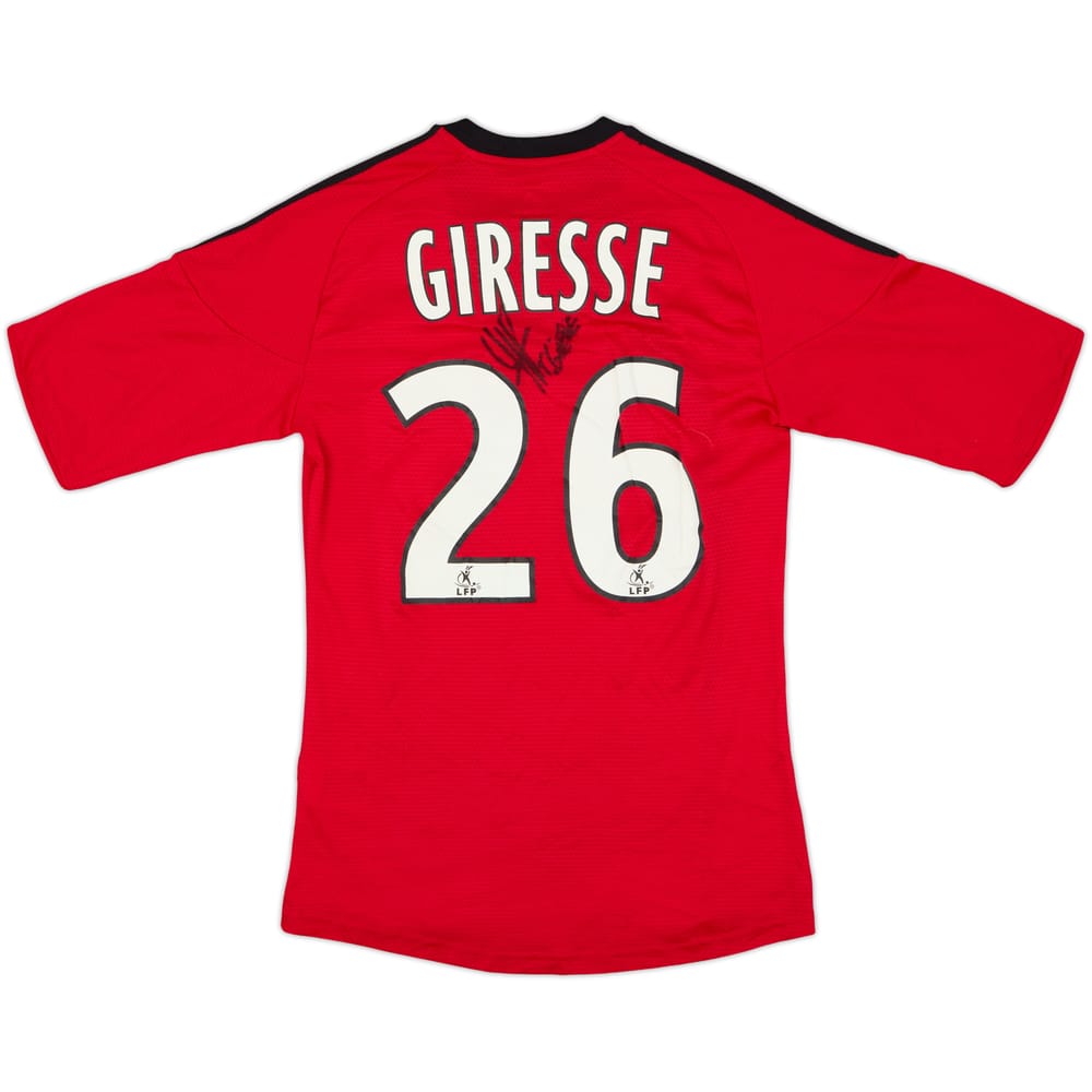 2010-11 EA Guingamp Signed Home Shirt Giresse #26 - 5/10 - (L.Boys)