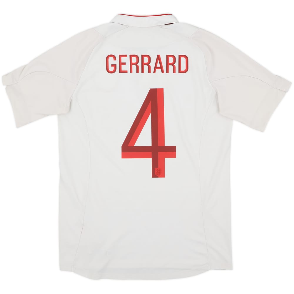 2012-13 Inglaterra Camiseta Local Gerrard #4 - 5/10 - (M)