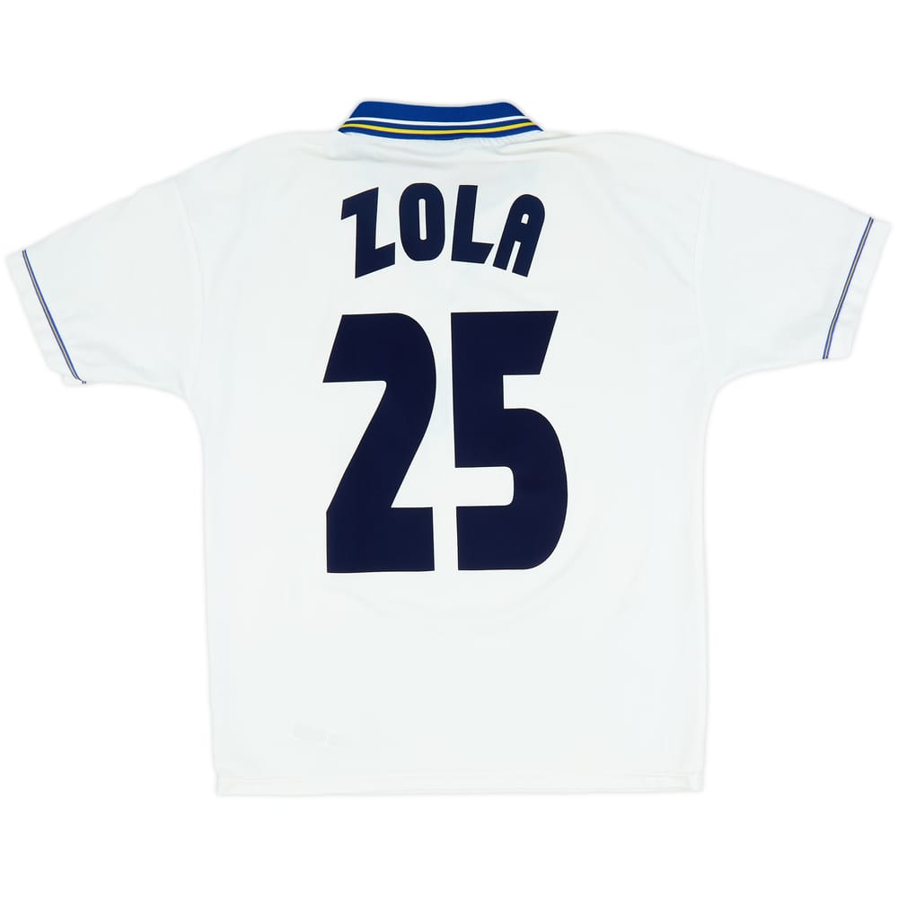 1998-00 Chelsea Away Shirt Zola #25 - 8/10 - (Y)