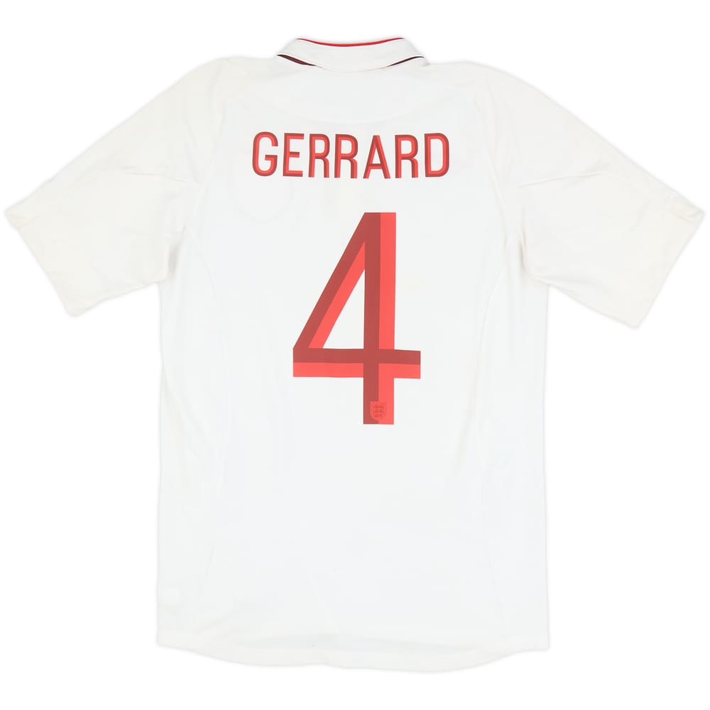 2012-13 England Camiseta local Gerrard #4 - 6/10 - (S)